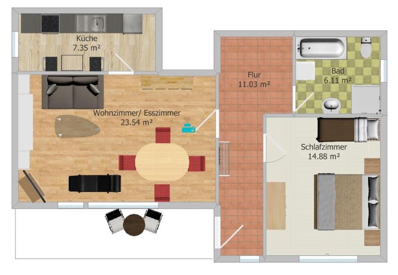 Ferienwohnung Neumann Gersfeld Luaran gambar